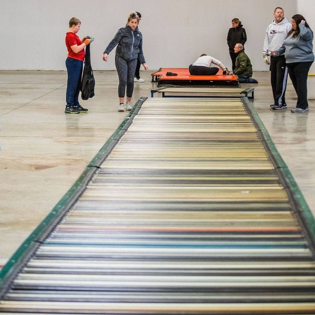 The long tumbling track at Extreme Air
